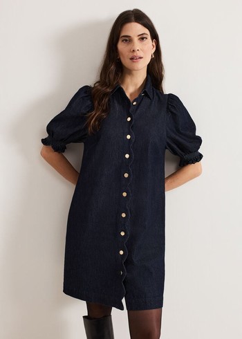 Phase Eight Candice Denim Dress Indigo Canada | MAKQPE-512